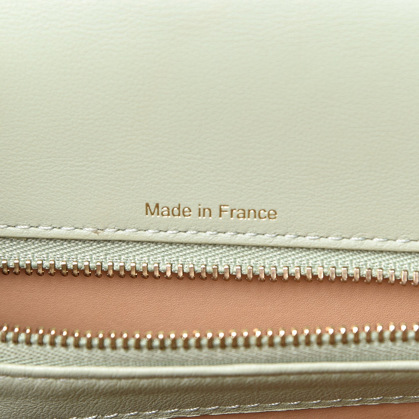 Patent Calfskin MM Tempete Satchel Almond