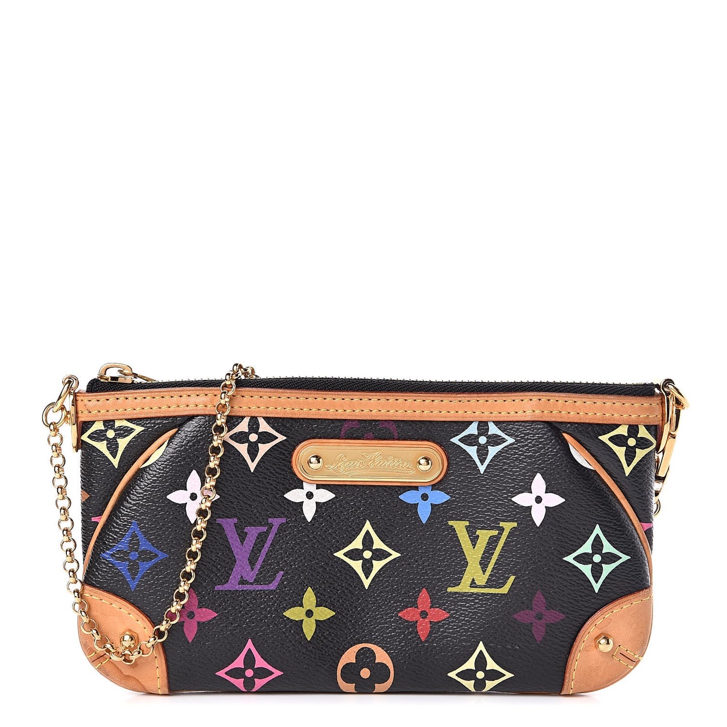 Monogram Multicolor Pochette Milla MM Black
