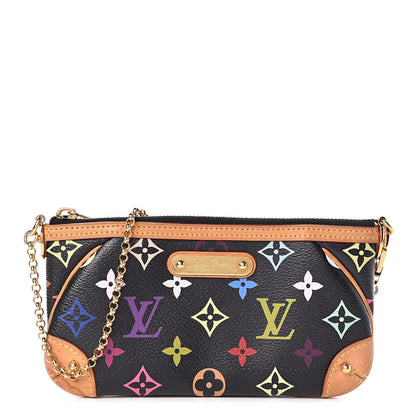Louis Vuitton Monogram Multicolor Pochette Milla MM Black 1 of 10