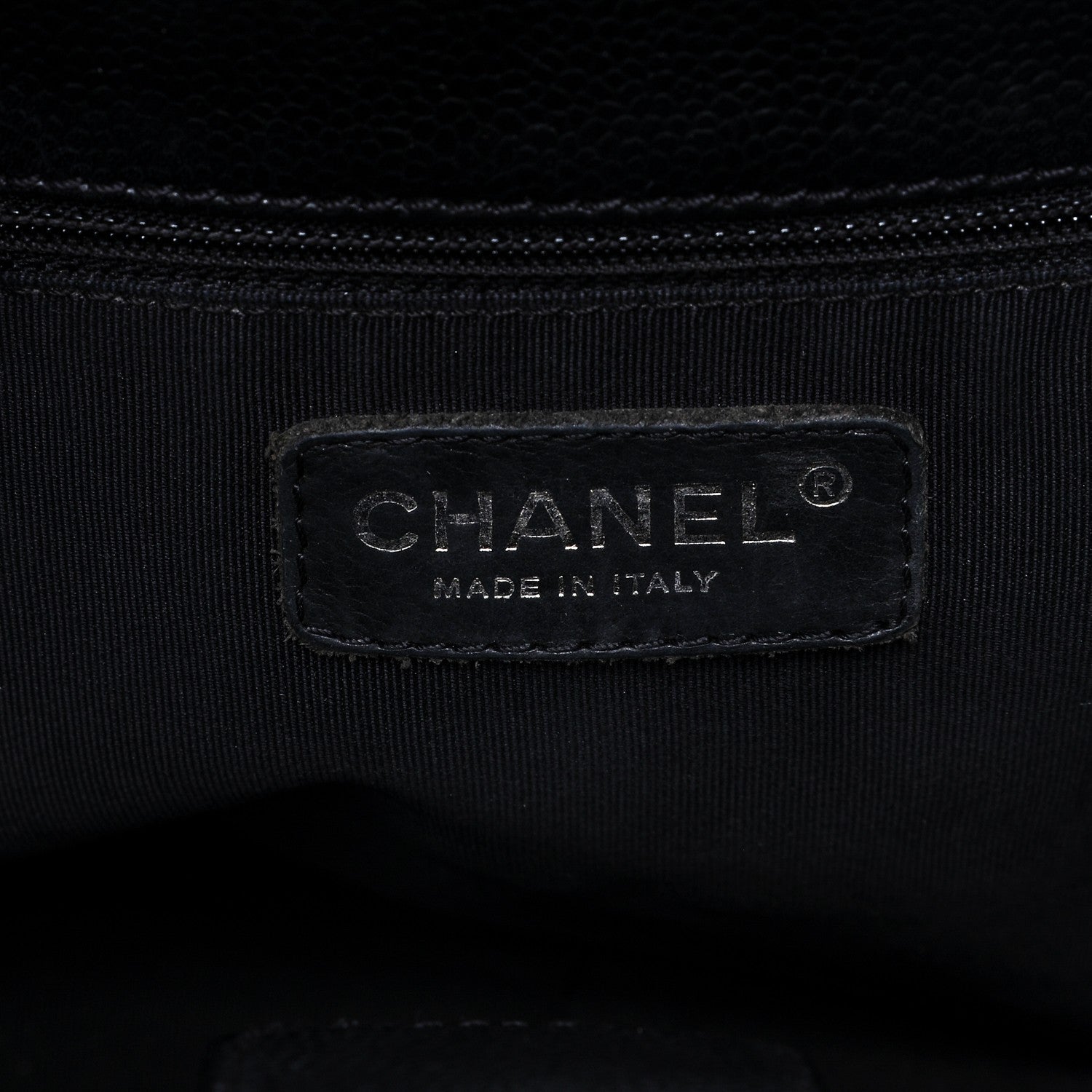 Chanel Caviar Quilted Petit Shopping Tote PST Black 6 of 7