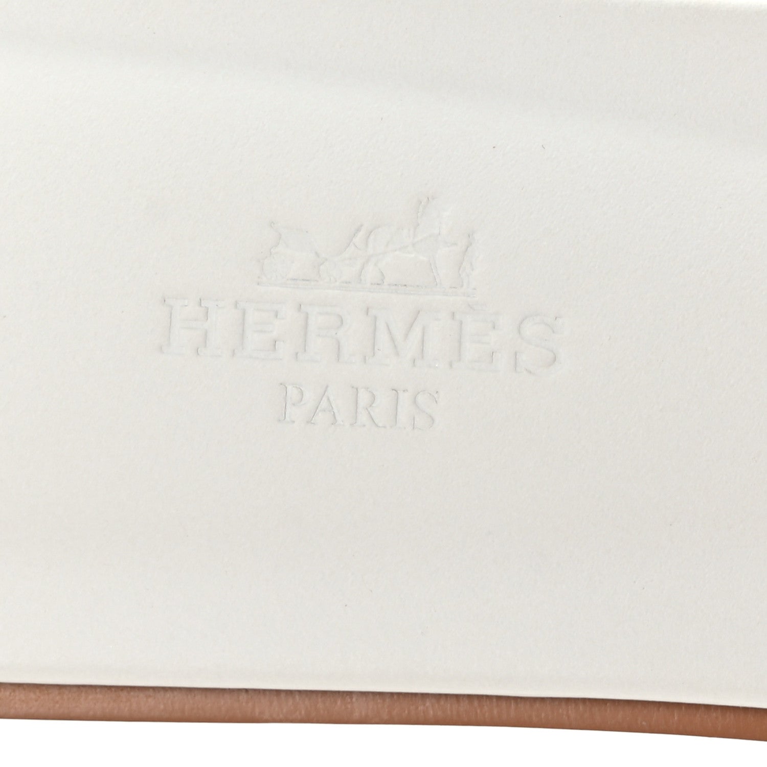 Hermes Box Calfskin Oran Sandals 38 White 7 of 9