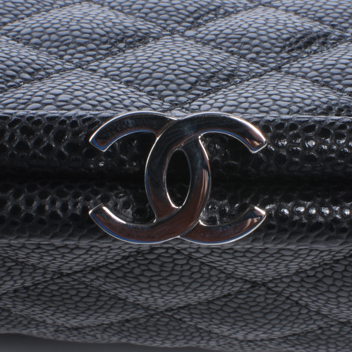 Chanel Caviar Quilted Timeless Clutch Black 4 of 9