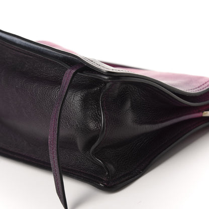 Prada Glace Calf Ombre Etiquette Flap Fuxia Astrale 7 of 10