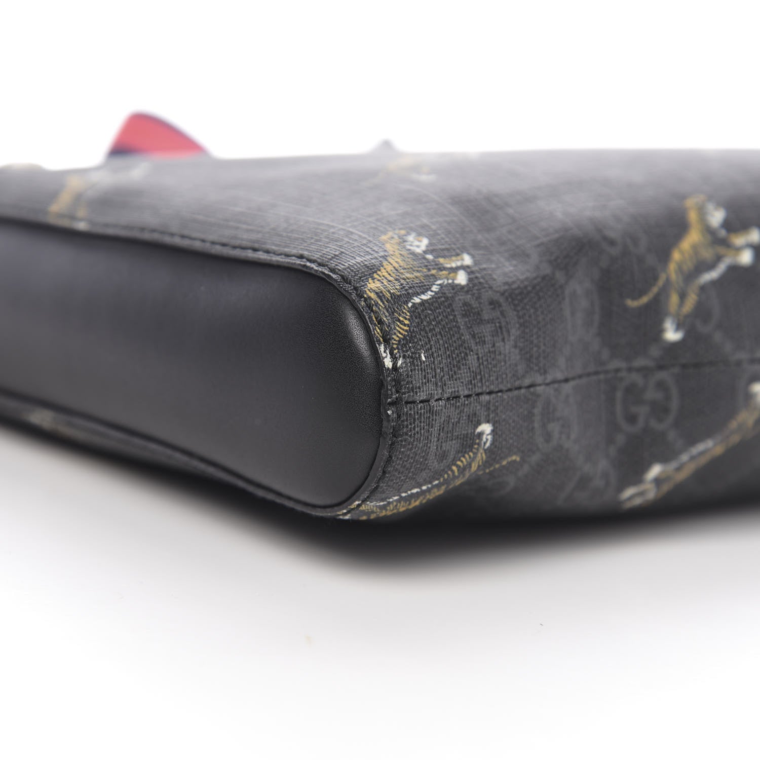 Gucci GG Supreme Monogram Tigers Web Messenger Bag Black Multicolor 7 of 9