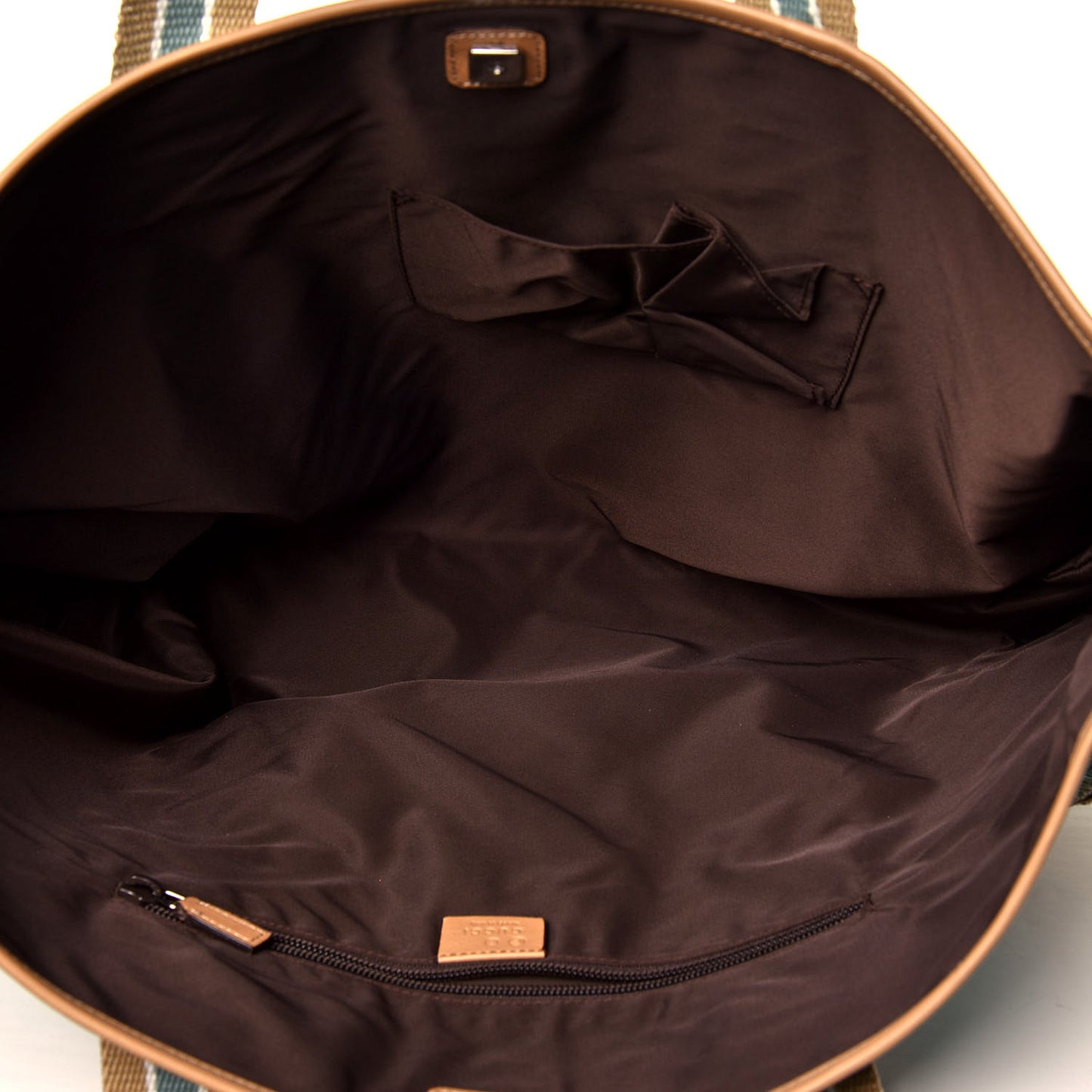 Monogram Travel Bag Beige Green