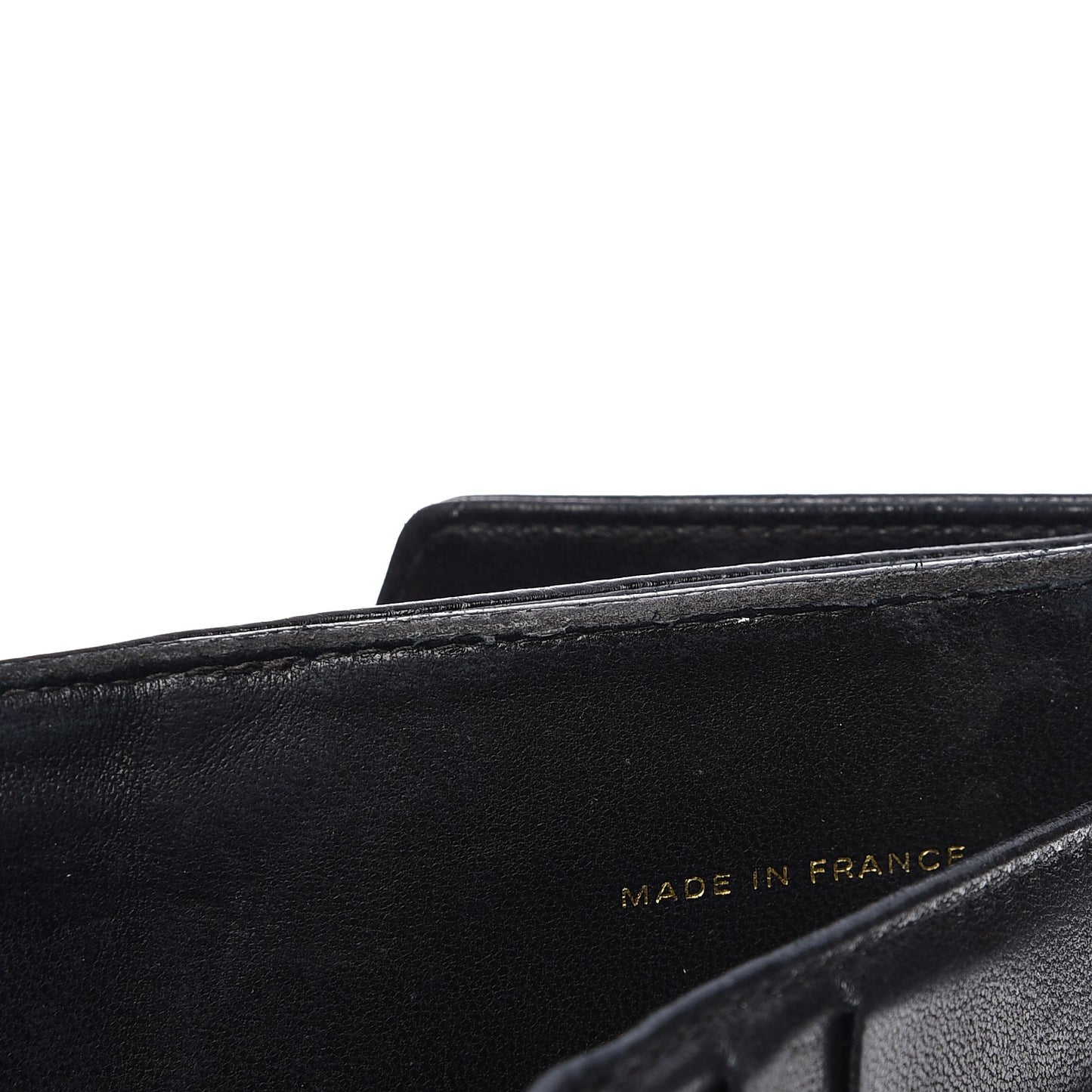 Caviar Timeless CC Compact French Wallet Black