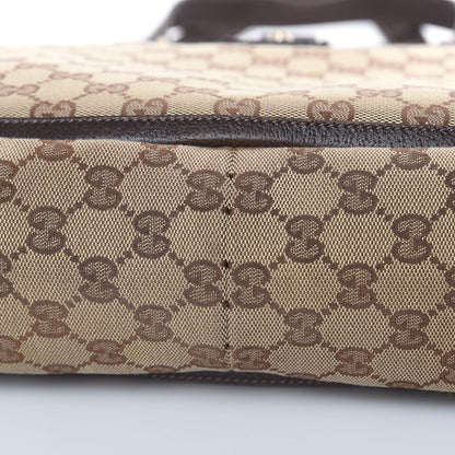 Gucci Monogram Large Abbey Tote Dark Brown 9 of 14