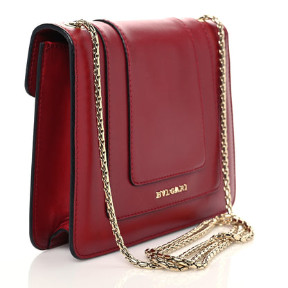 Bulgari Calfskin Serpenti Forever Crossbody Bag Ruby Red 3 of 8