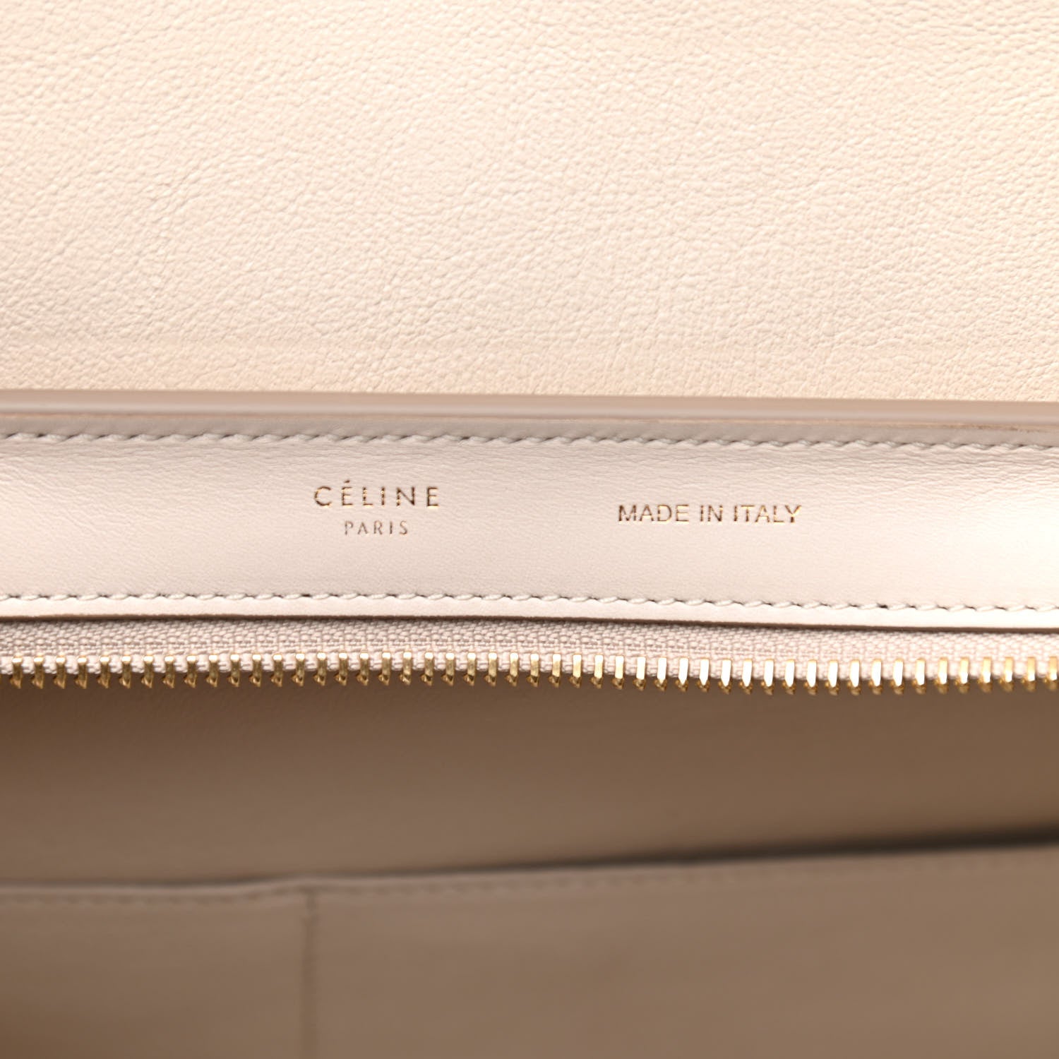 Celine Textured Calfskin Suede Small Tri-Color Trapeze Black 6 of 8