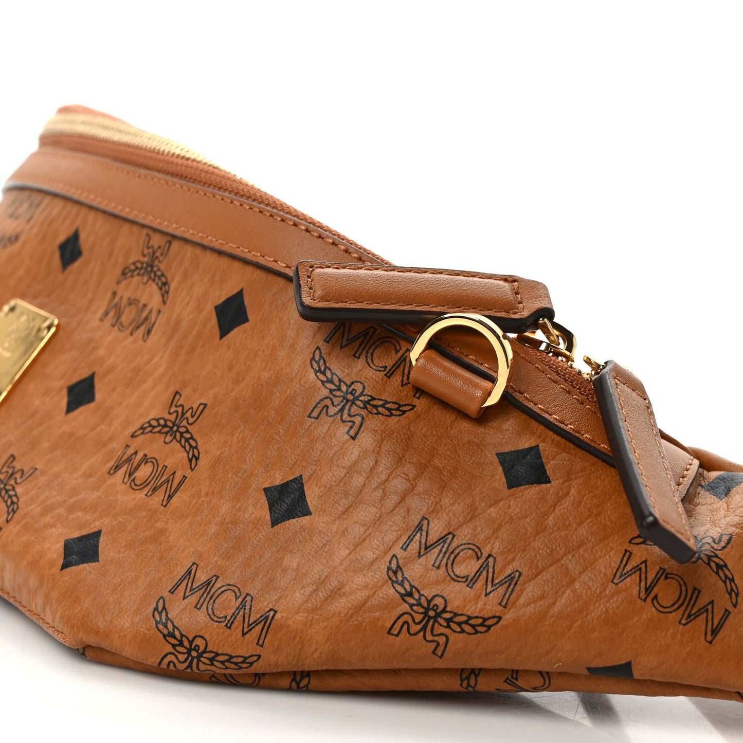 Visetos Small Fusten Belt Bag Cognac