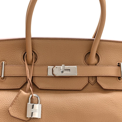 Hermes Taurillon Clemence JPG Birkin 42 Biscuit 8 of 12
