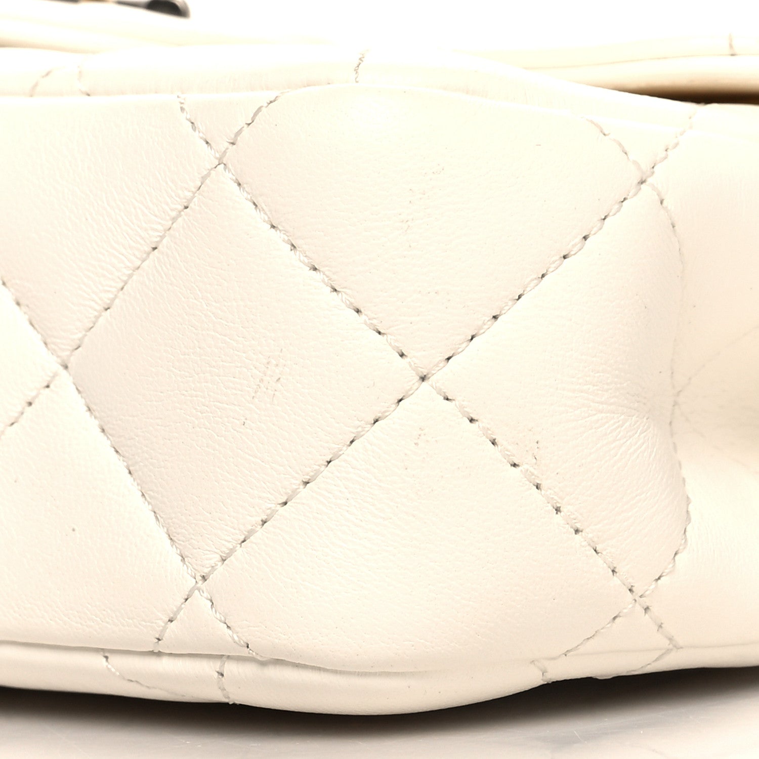 Chanel Lambskin Quilted Mini Coco Clips Flap White 8 of 8