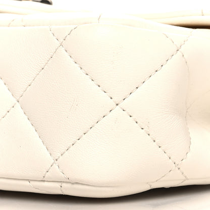 Chanel Lambskin Quilted Mini Coco Clips Flap White 8 of 8