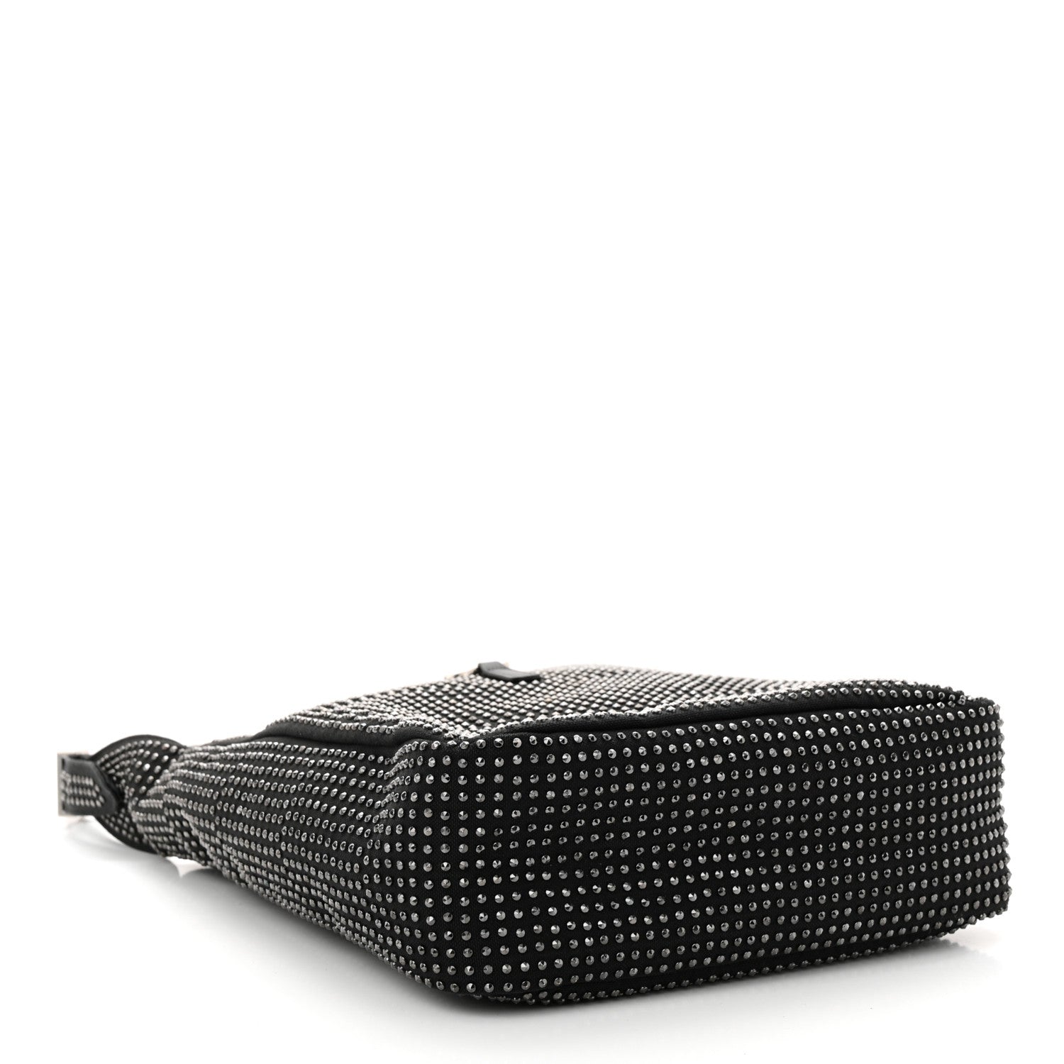Saint Laurent Cotton Studded Le 5 A 7 Soft Hobo Black 4 of 10