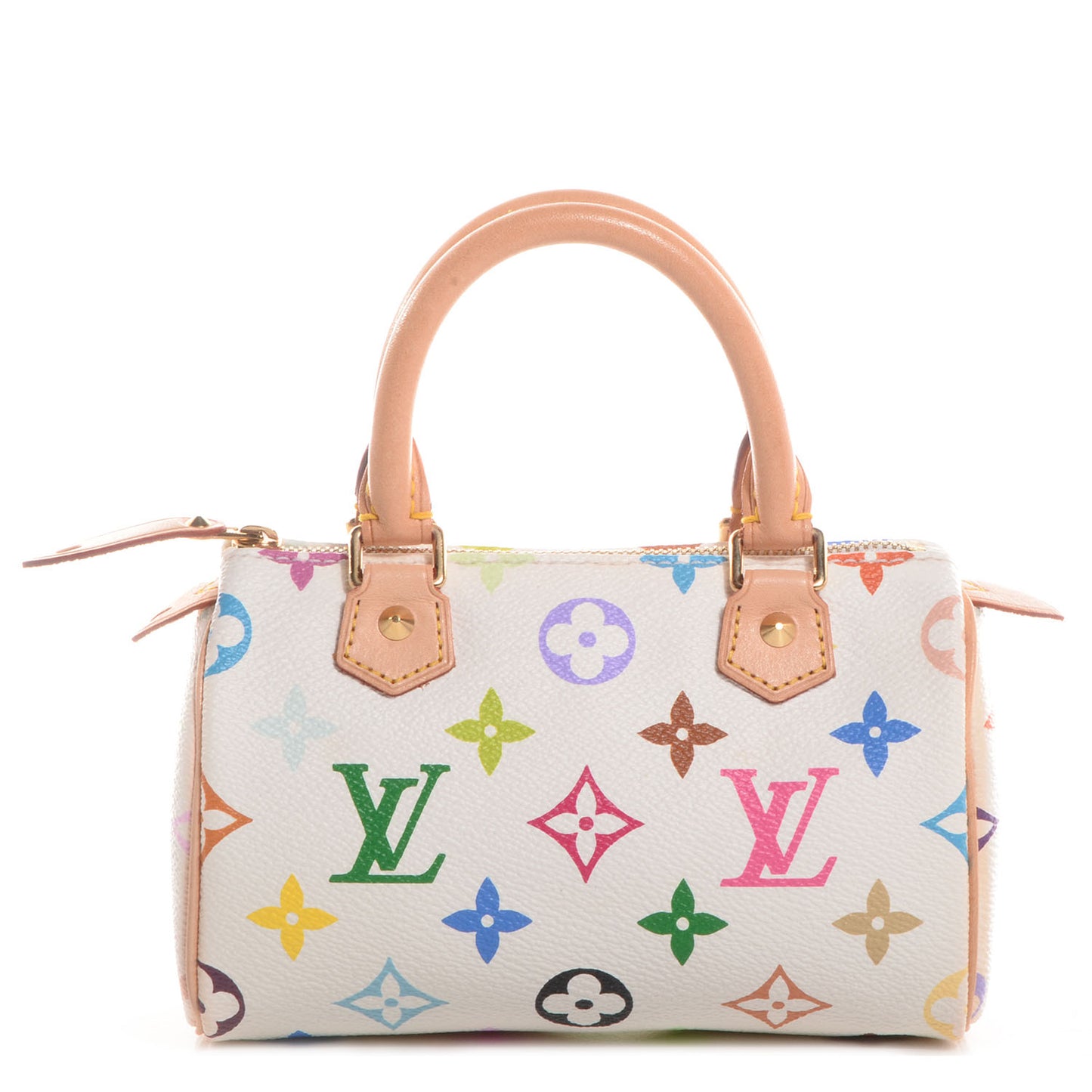 Monogram Multicolor Mini Sac HL Speedy White