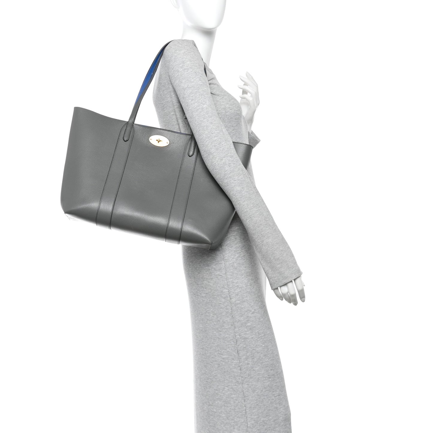 Small Classic Grain Bayswater Tote Charcoal