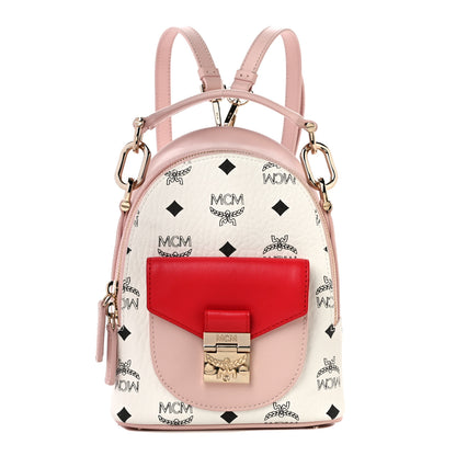 MCM Vistetos X-Mini Patricia Backpack Block Pink 1 of 8
