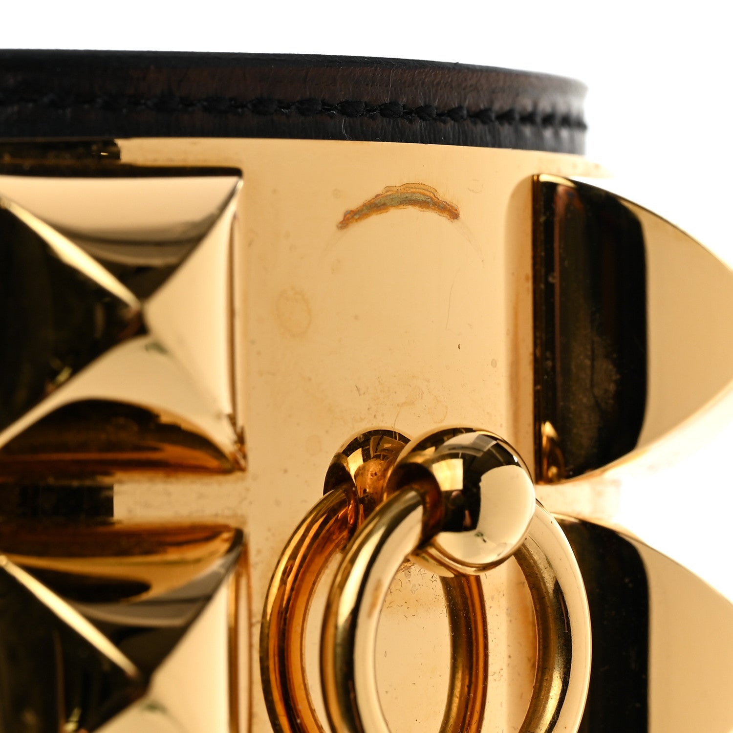 Hermes Box Collier de Chien CDC Bracelet S Chocolate 8 of 8