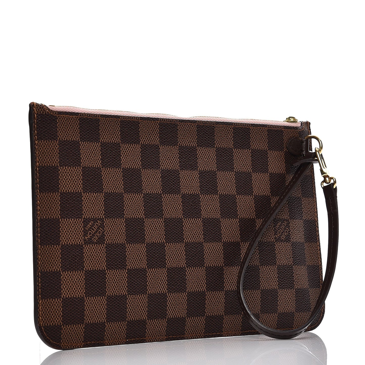 Damier Ebene Neverfull MM GM Pochette Rose Ballerine