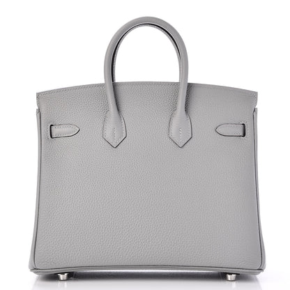 Hermes Togo Birkin 25 Gris Mouette 4 of 35