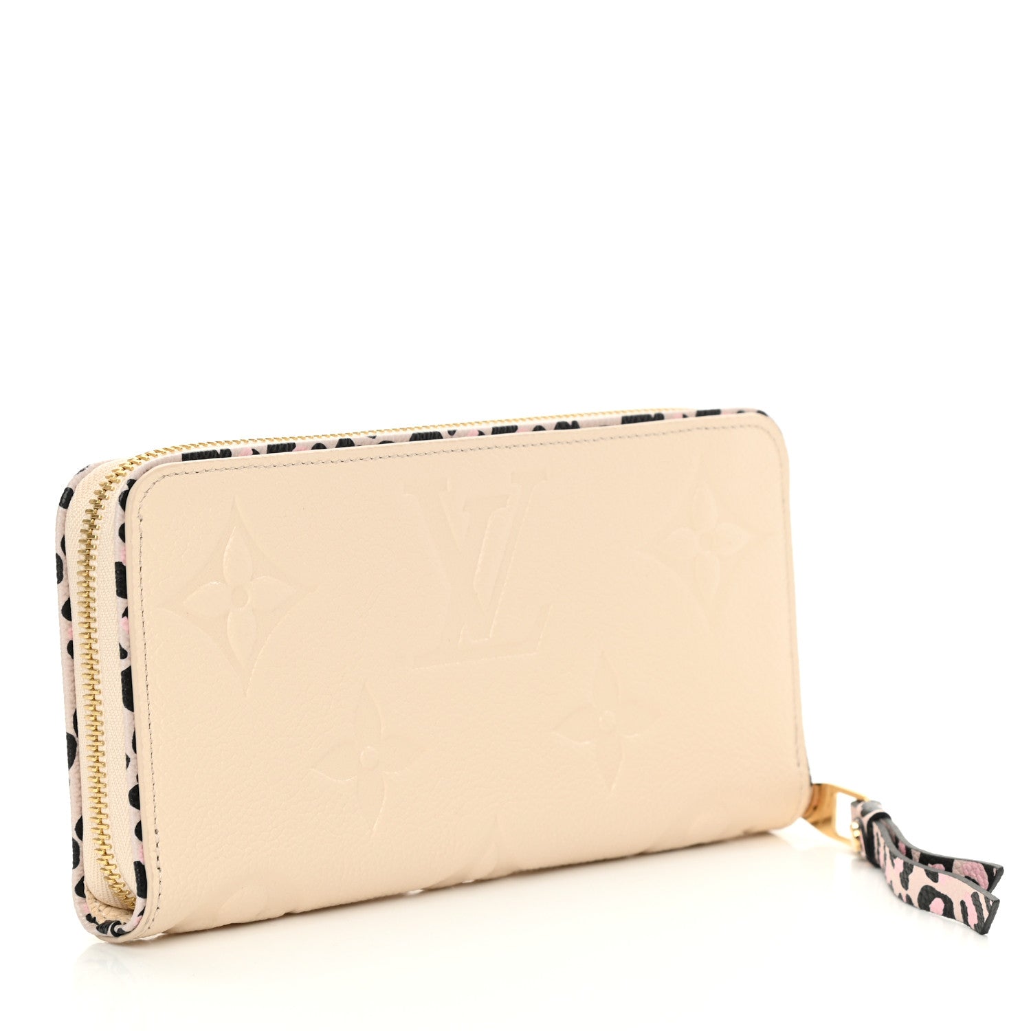 Louis Vuitton Empreinte Monogram Giant Wild At Heart Zippy Wallet Creme 3 of 7