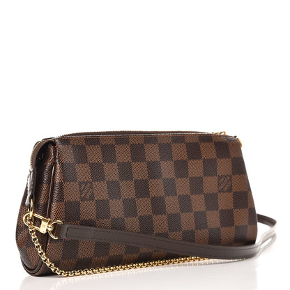 Louis Vuitton Damier Ebene Eva Clutch 3 of 8