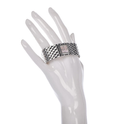Cartier Stainless Steel Pink Mother of Pearl 21mm Panthere Ruban Quartz Watch 2 of 6