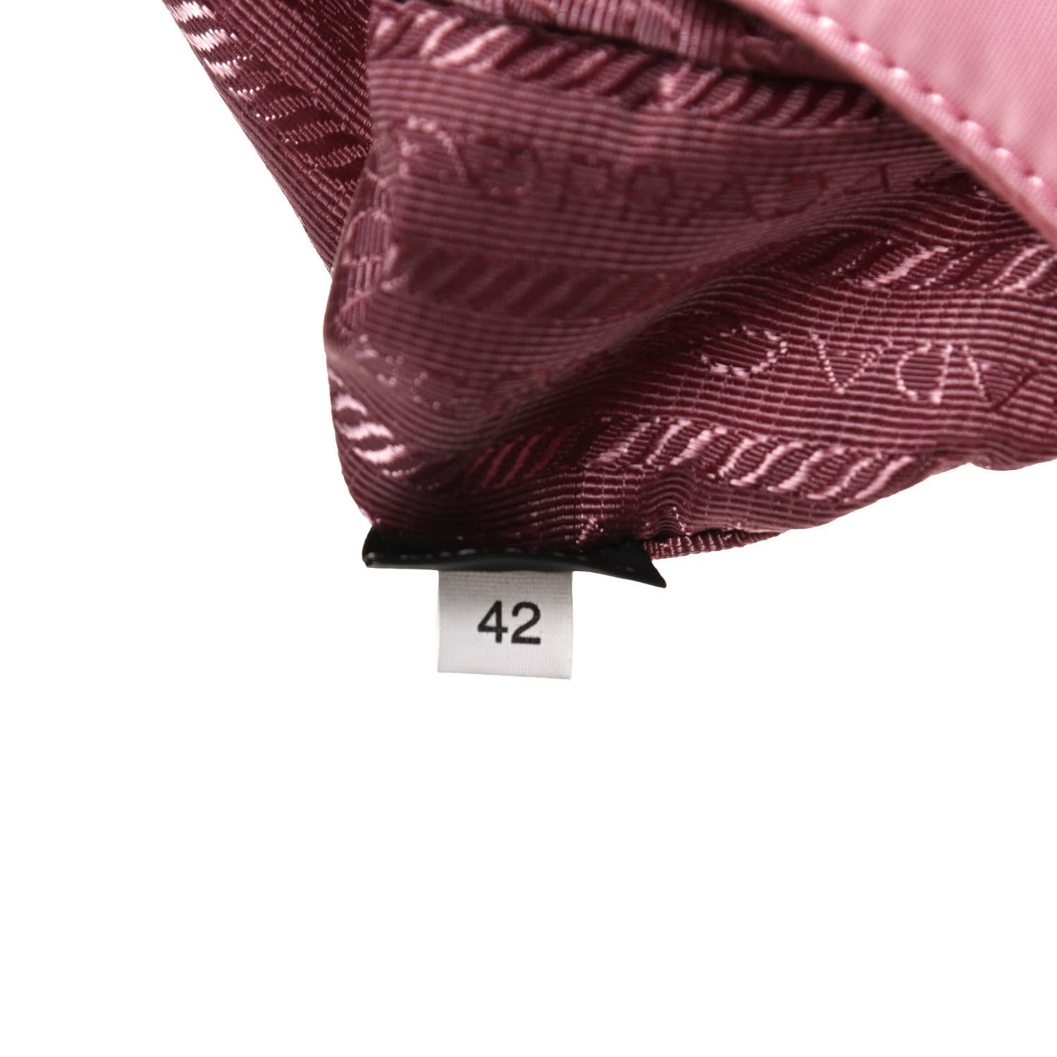 Prada Tessuto Nylon Saffiano Mini Re-Edition 2000 Bag Rosa 8 of 15