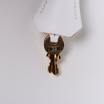 Hermes Epsom Birkin 35 White White 29 of 32