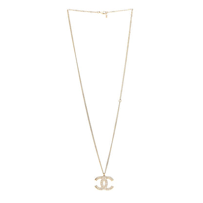 Chanel CC Pendant Necklace Gold 3 of 6