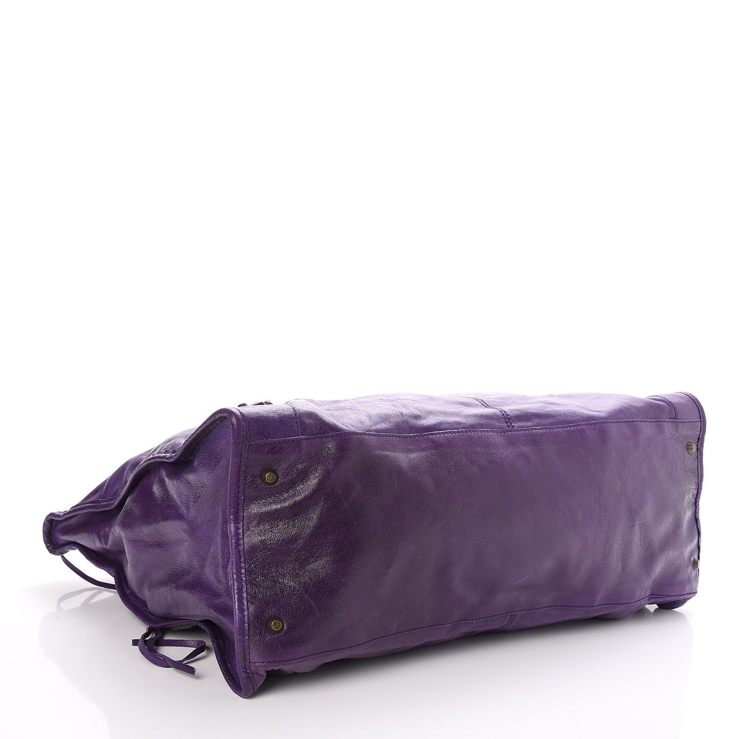 Agneau Classic Hardware Weekender Eggplant