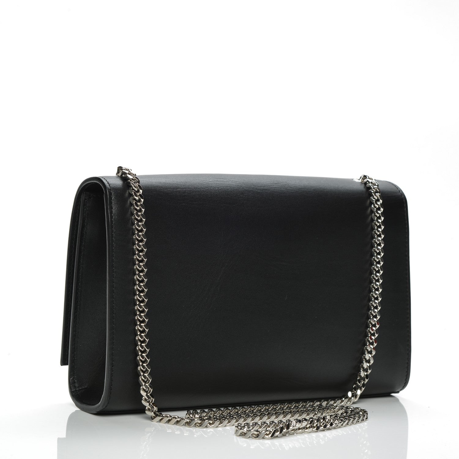 Saint Laurent Smooth Calfskin Medium Classic Monogram Kate Tassel Satchel Black 3 of 6