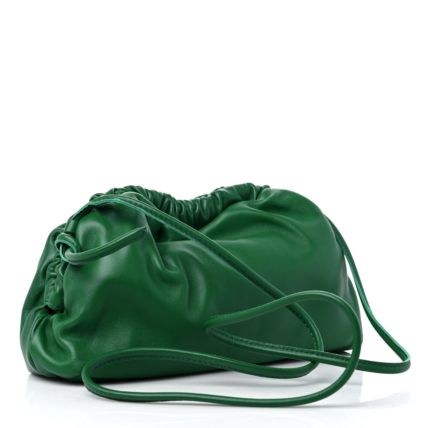 Mansur Gavriel Lambskin Mini Cloud Clutch Green 3 of 8