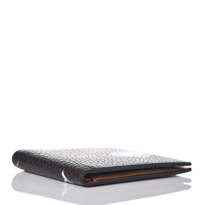Fendi Calfskin Romano St. Oggetti Bi-Fold Wallet Marrone Sand 4 of 8