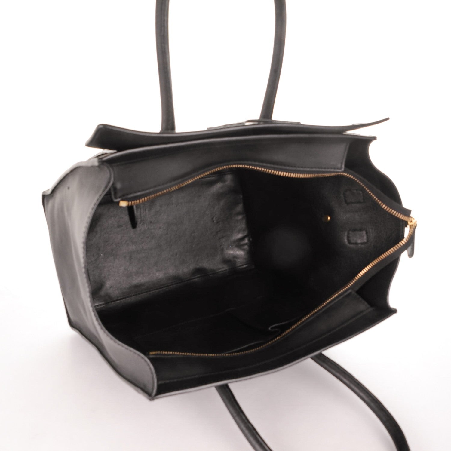 Celine Smooth Calfskin Mini Luggage Black 6 of 8