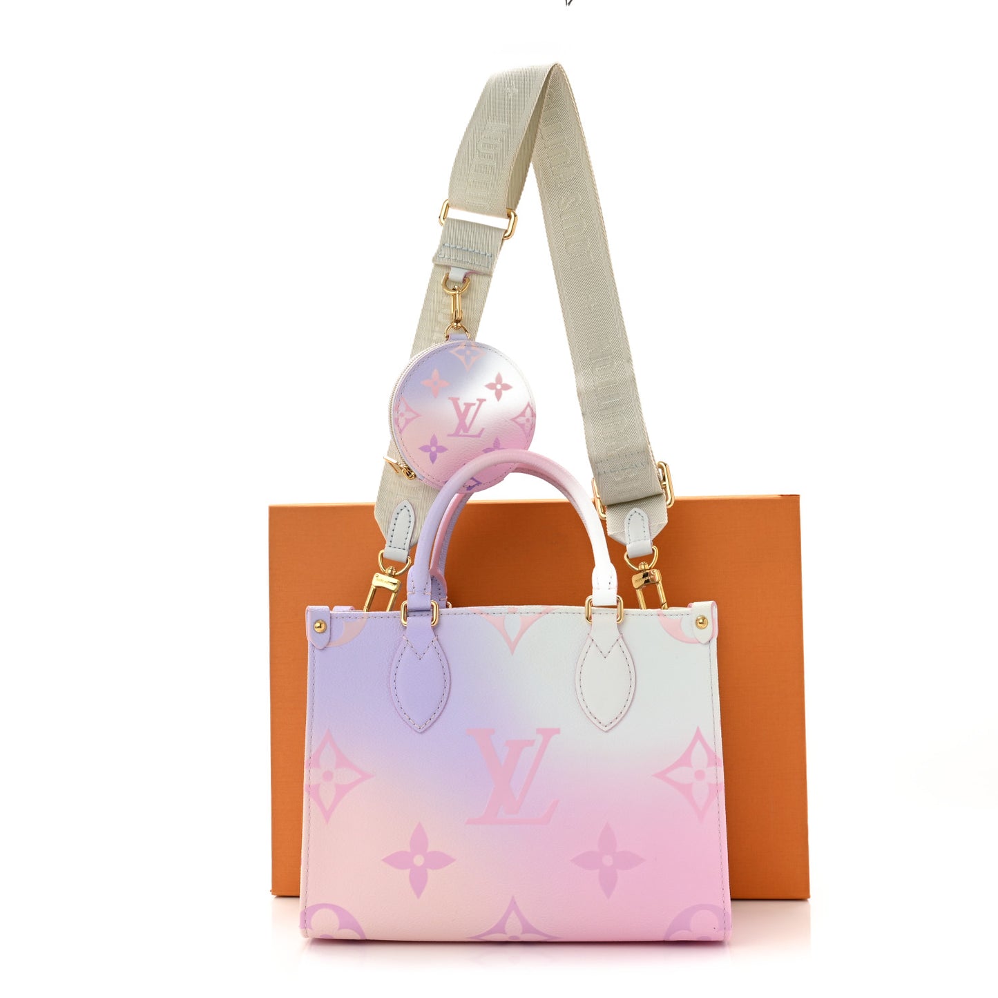 Monogram Giant Spring In The City Onthego PM Sunrise Pastel