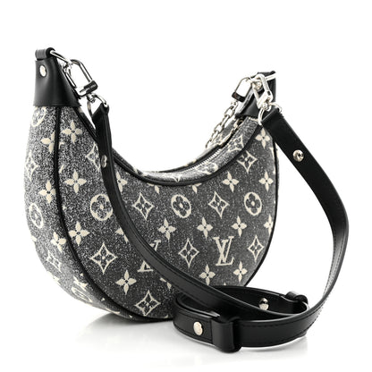 Louis Vuitton Monogram Jacquard Denim Loop Black 3 of 9