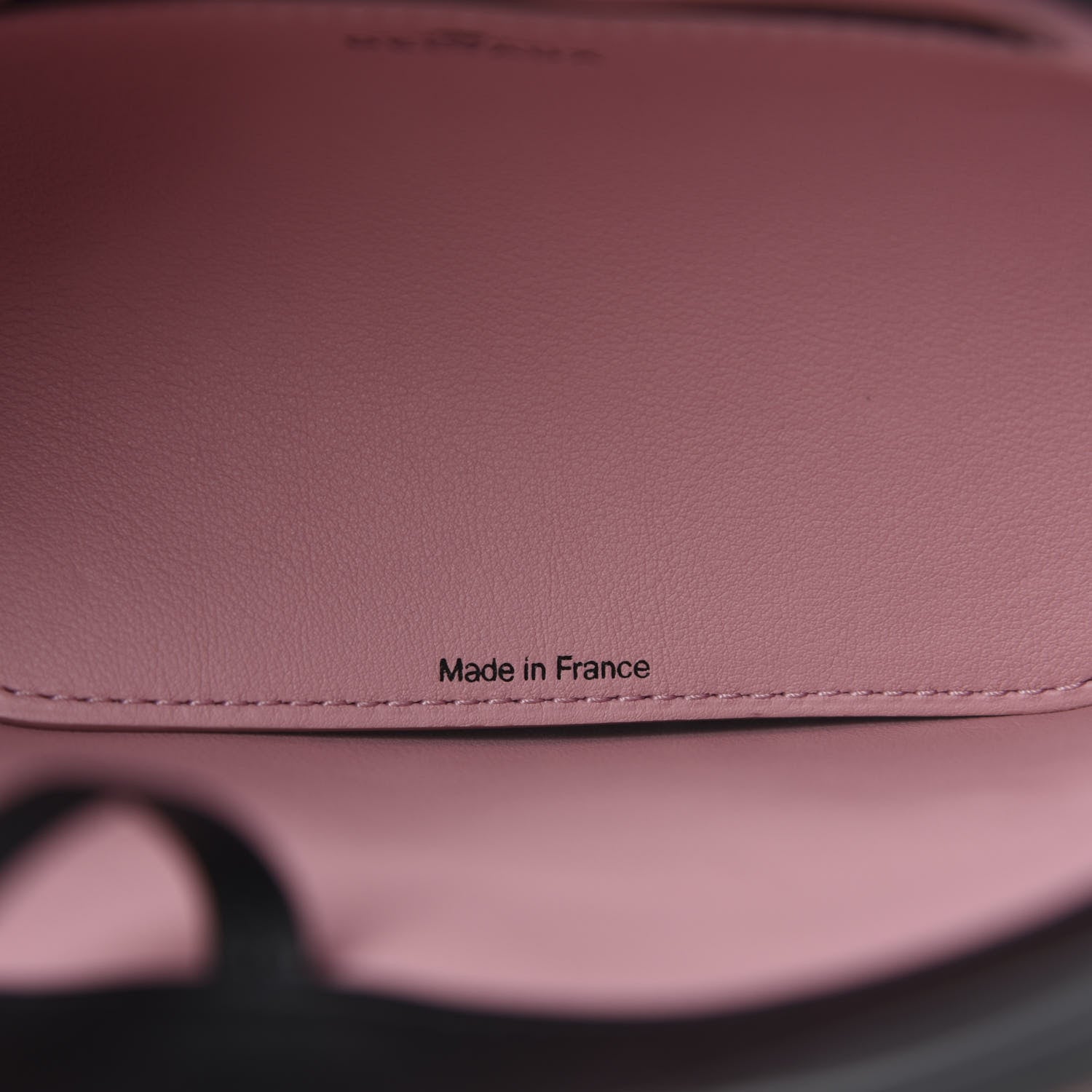 Delvaux Calfskin Mini Pin Bucket Black Pink 9 of 10