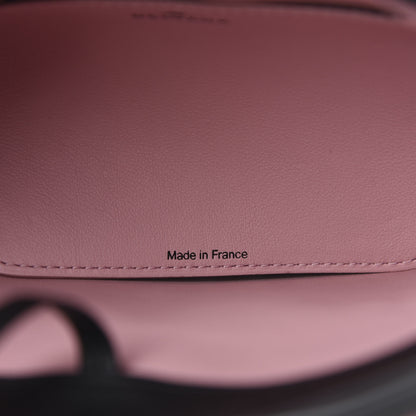 Delvaux Calfskin Mini Pin Bucket Black Pink 9 of 10