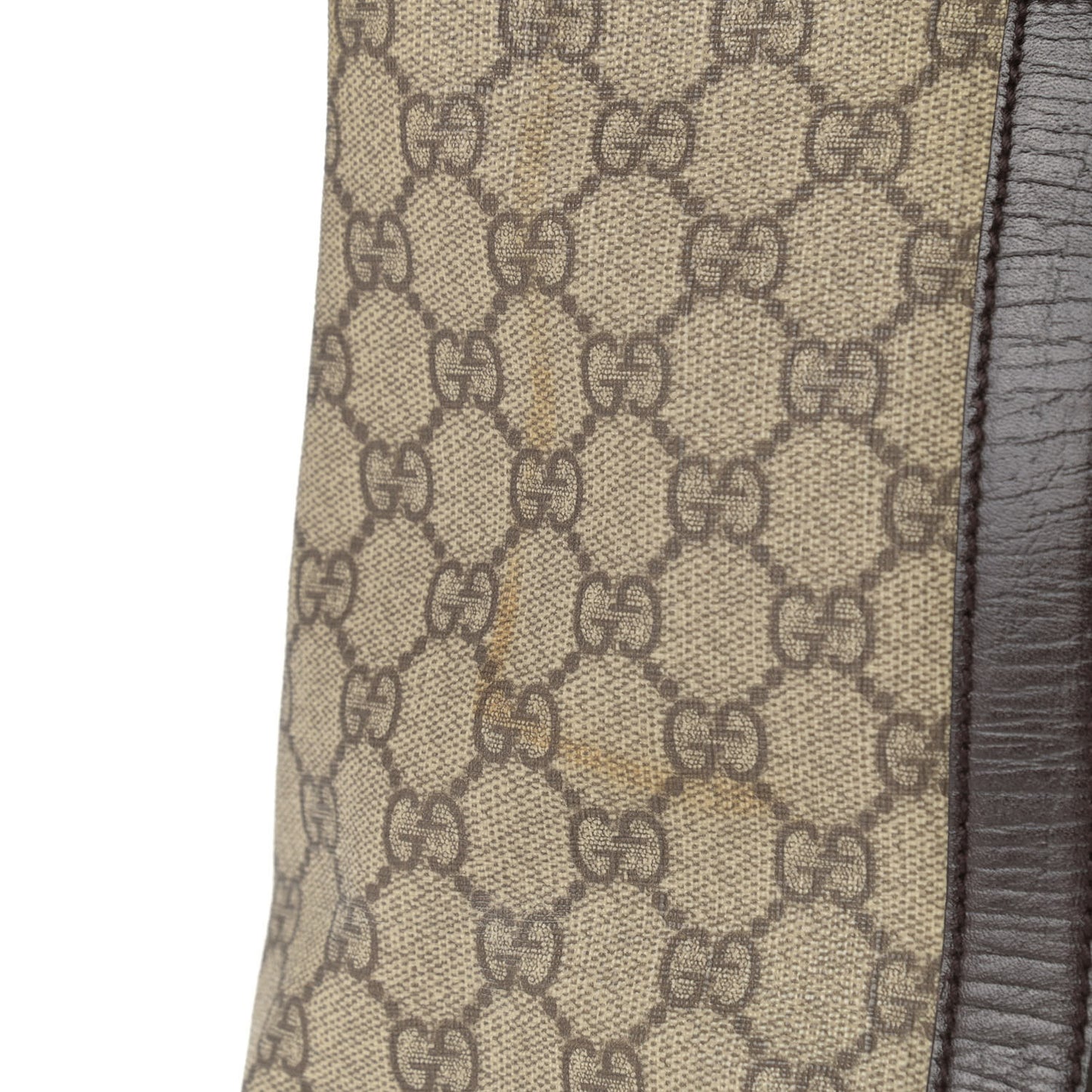 GG Plus Monogram Medium Joy Tote Dark Brown