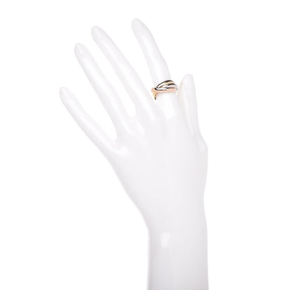 Cartier 18K Pink Yellow White Gold Classic Les Must De Trinity Ring 52 6 2 of 5