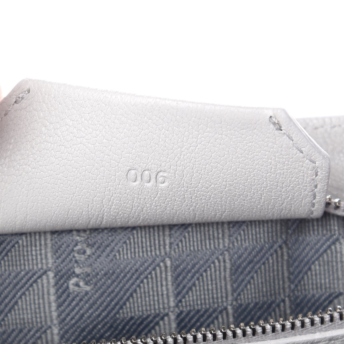 Lambskin Medium PS1 Satchel Pale Steel