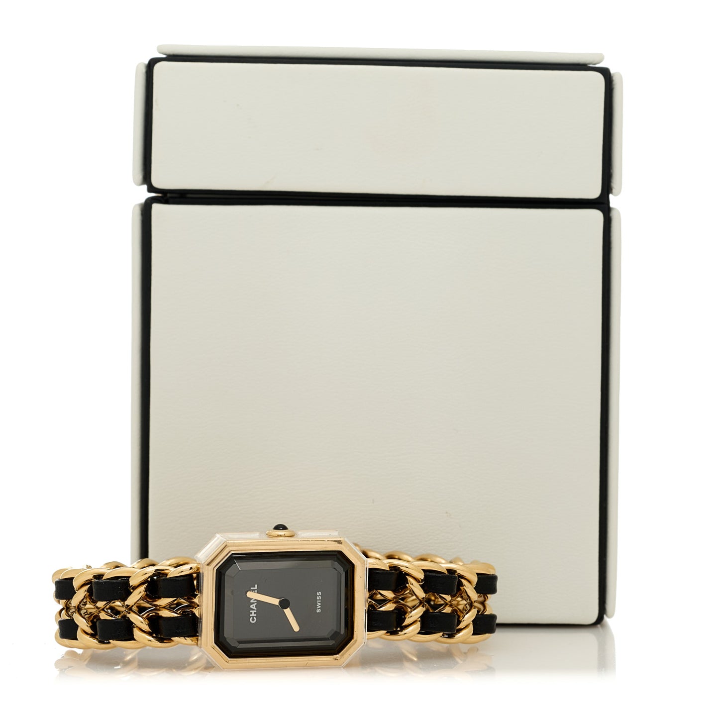 Stainless Steel Lambskin 20mm Chain Premiere Quartz Watch Gold M