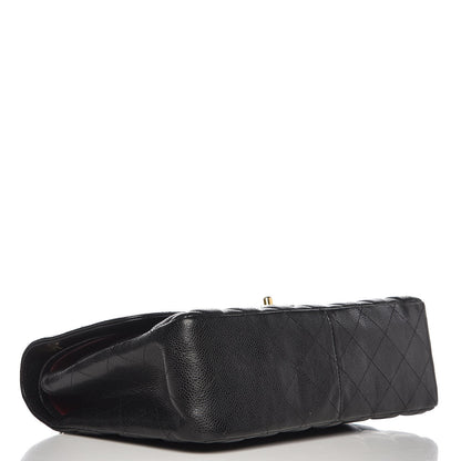 Chanel Caviar Quilted Jumbo Double Flap Black 5 of 9