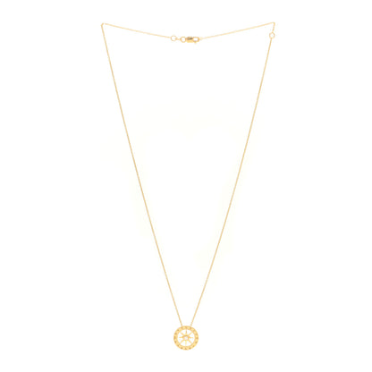 Roberto Coin 18K Yellow Gold Diamond Tiny Treasurers Compass Pendant Necklace 3 of 5
