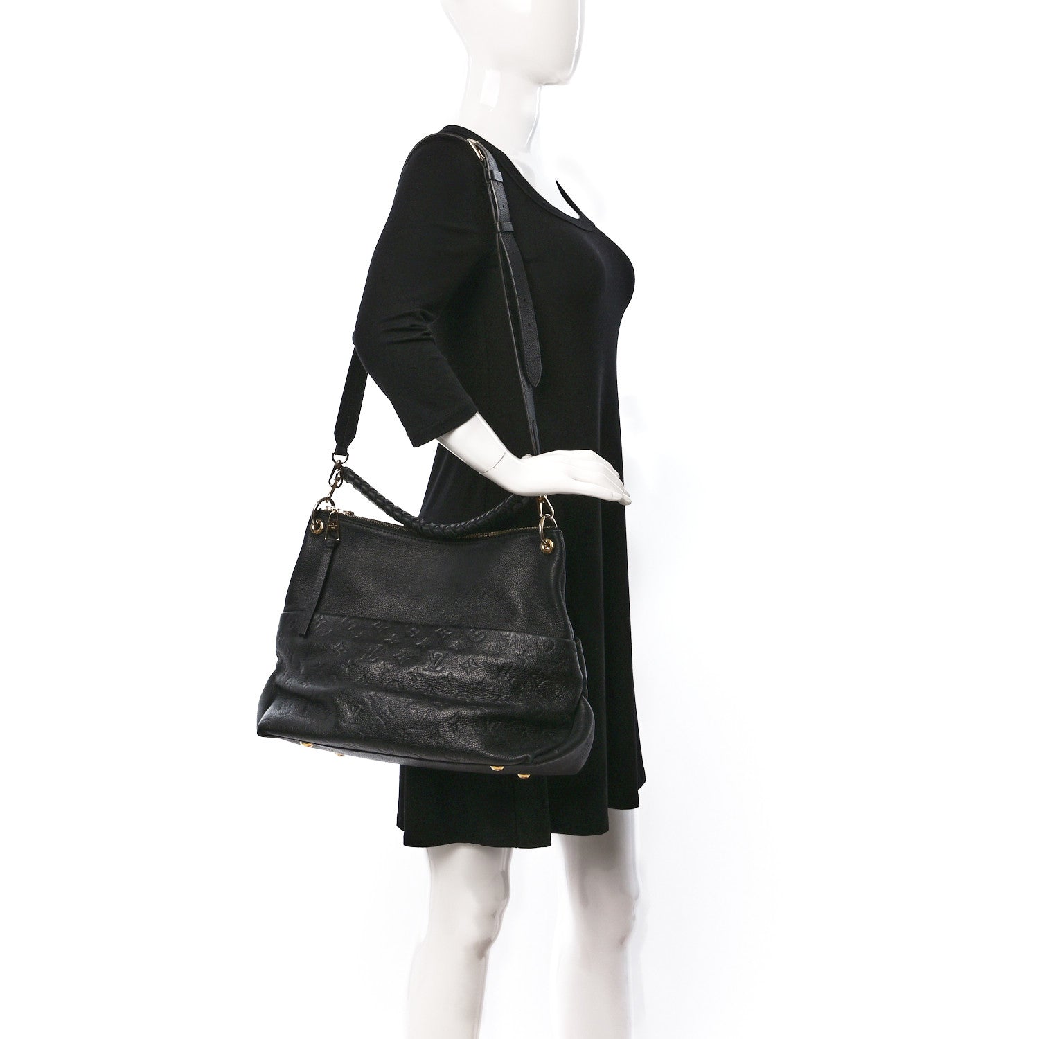 Louis Vuitton Empreinte Maida Hobo Black 2 of 14