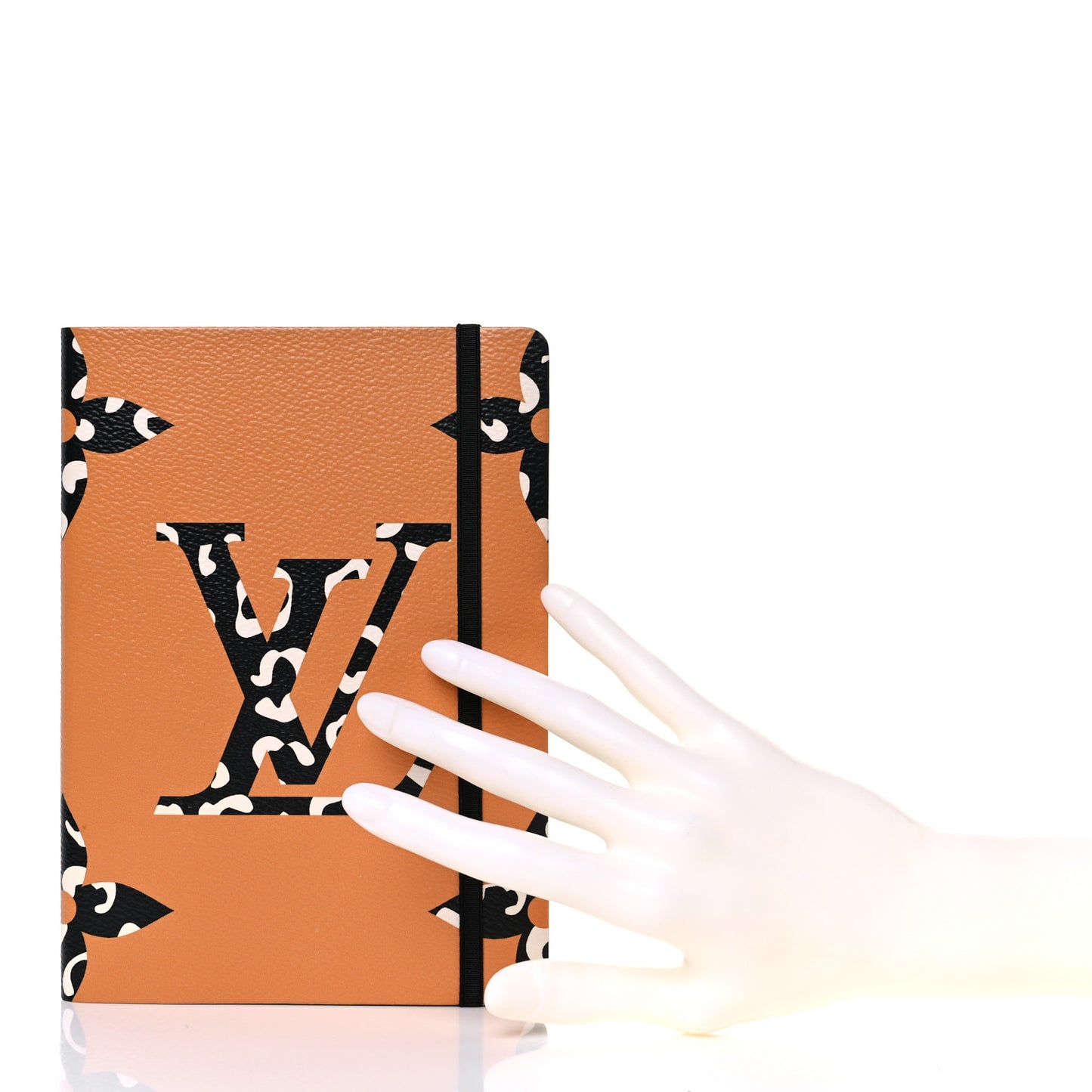 Monogram Giant Jungle Clemence Notebook MM Caramel