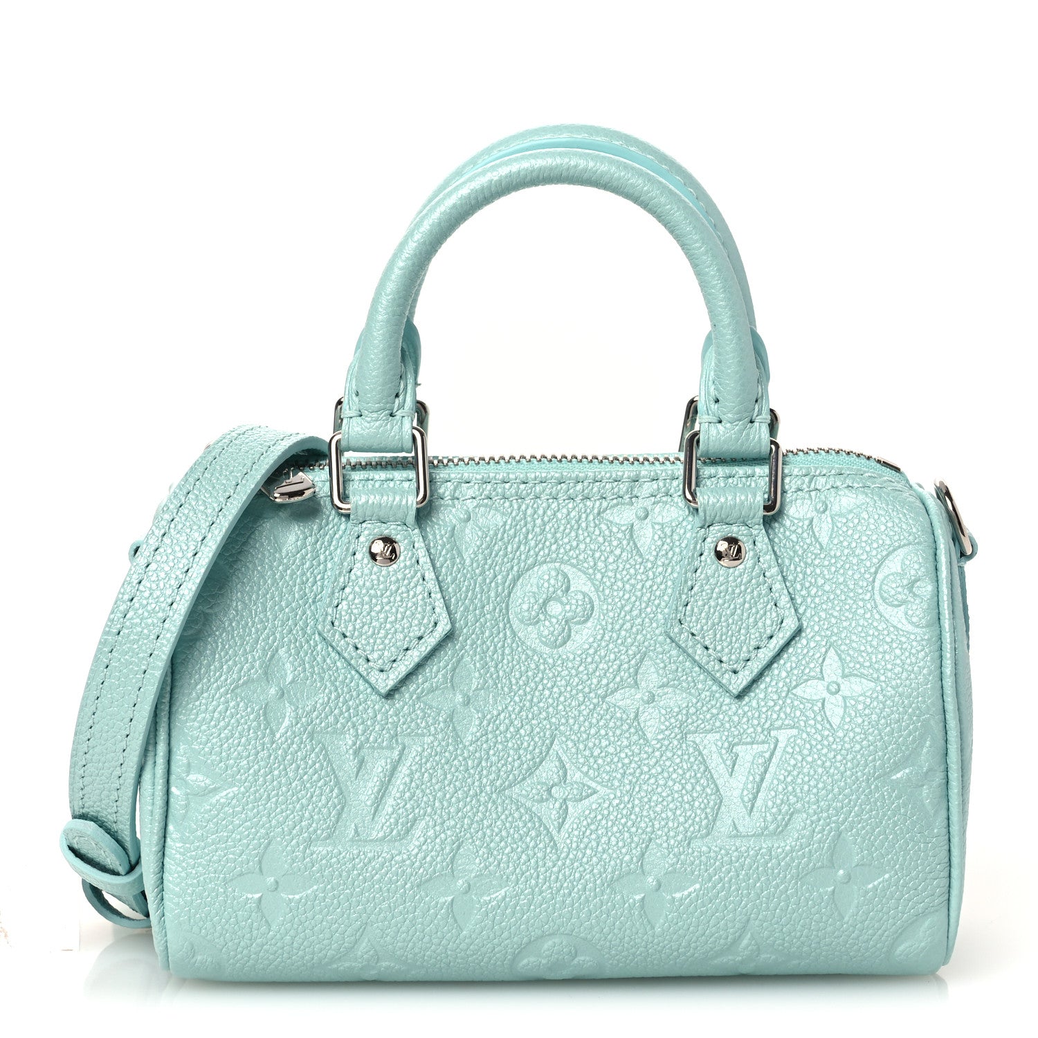 Louis Vuitton Empreinte Monogram Nano Speedy Pearly Lagoon Turquoise 1 of 9