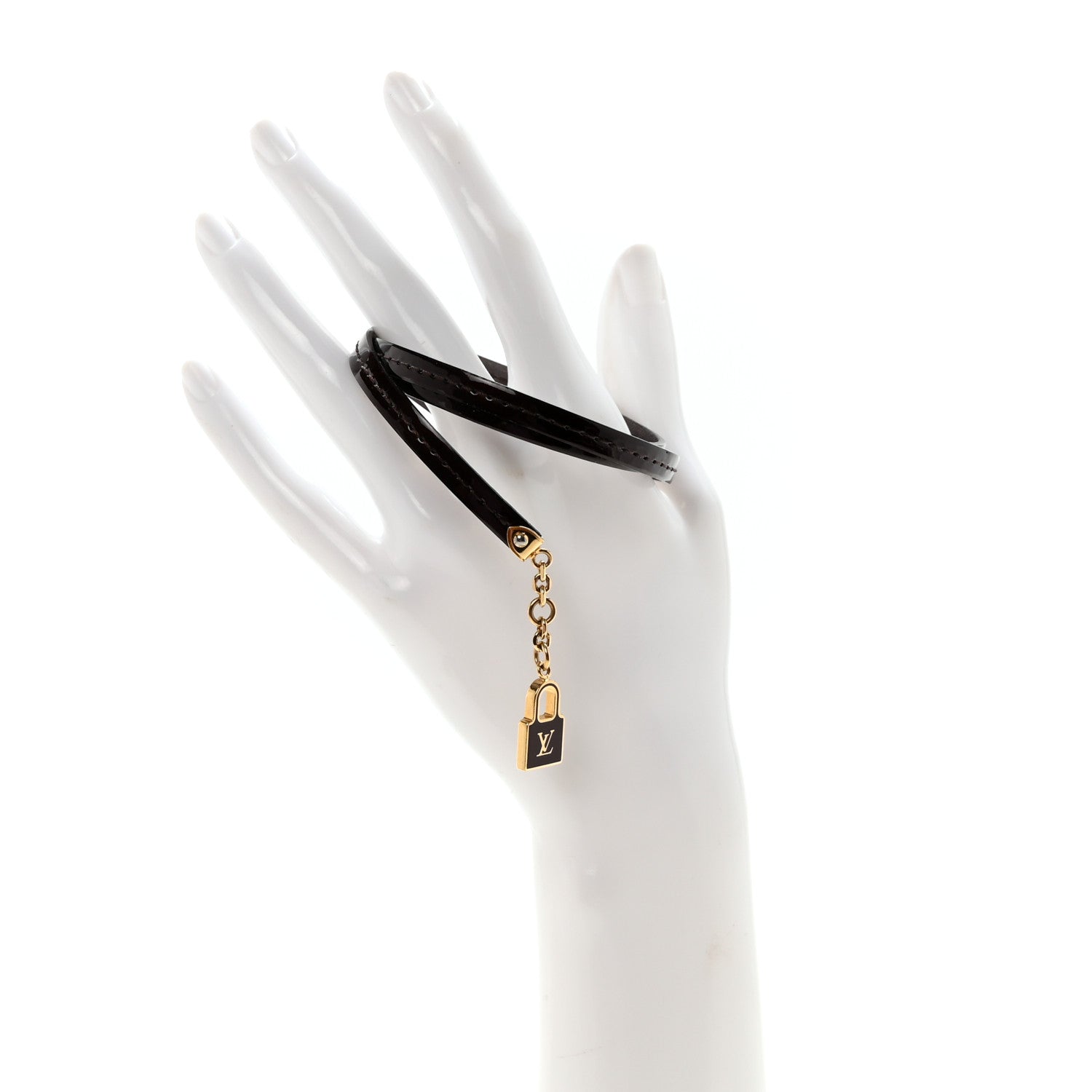 Louis Vuitton Vernis Commit Wrap Bracelet Amarante 7 of 8
