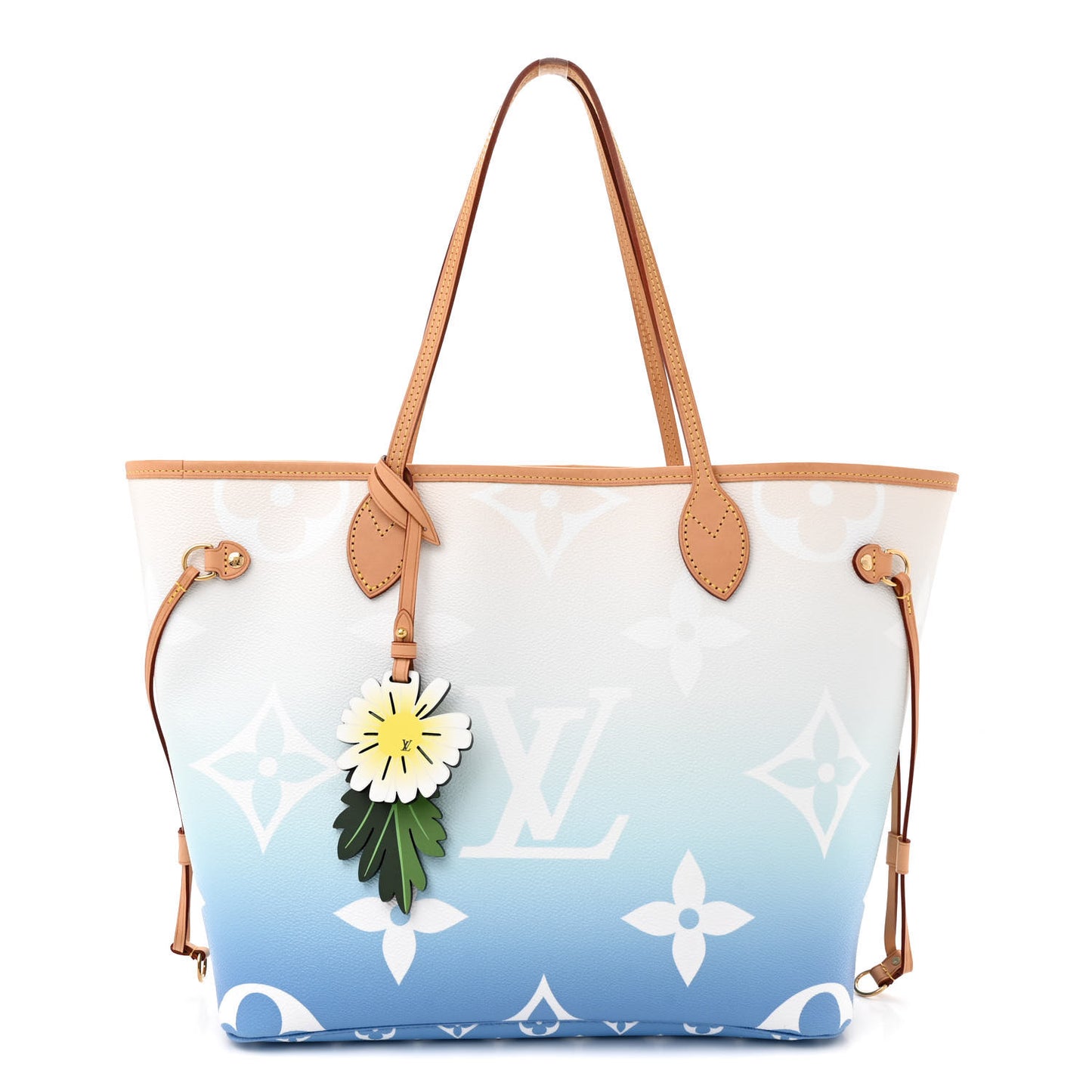 Monogram Giant By The Pool Neverfull MM Blue